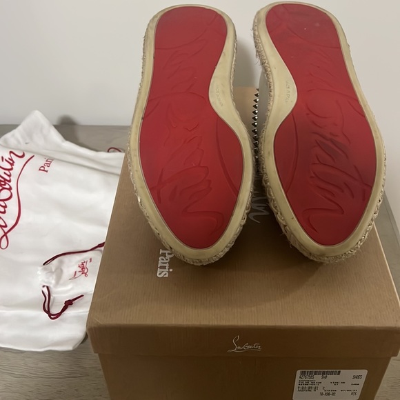 Christian Louboutin
Espaboat Spiked Red Sole Slip-On Espadrilles - Picture 11 of 14